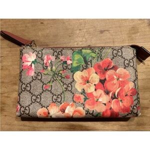 Gucci Floral Print Cosmetic Bag